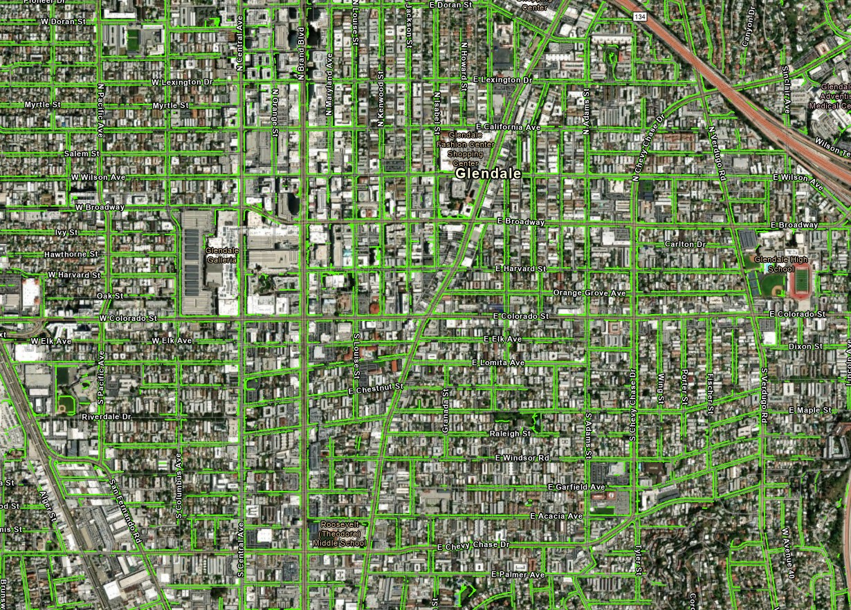 Glendale Aerial GIS Aerial Map by pathVu